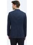 İndigo Desenli Modern Fit Ceket 7