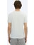 Beyaz Bisiklet Yaka Pamuk Karışımlı T-Shirt 5