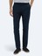 Lacivert Düz Dokuma Regular Fit Casual Pamuk Karışımlı Pantolon 6