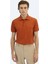 Kiremit Düz Polo Yaka %100 Pamuk T-Shirt 2