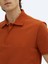 Kiremit Düz Polo Yaka %100 Pamuk T-Shirt 5