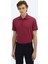 Mürdüm Düz Polo Yaka %100 Pamuk T-Shirt 2