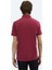 Mürdüm Düz Polo Yaka %100 Pamuk T-Shirt 5