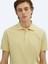 Sarı Düz Polo Yaka %100 Pamuk T-Shirt 7