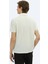 Kırık Beyaz Düz Polo Yaka %100 Pamuk T-Shirt 6