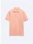 Somon Düz Polo Yaka %100 Pamuk T-Shirt 6
