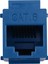 10PCS RJ45 Konnektör Keystone Jack Cat6 Uzatma Bağlayıcı Ethernet Ağı Lan Kat 6 Kullanıcı Kapları Adaptörü, Mavi (Yurt Dışından) 5