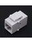 RJ45 Konnektör Keystone Jack Cat6 RJ45 Uzatma Bağlayıcı Ethernet Ağı Lan Kat 6 Kullanıcı Kapları Adaptörü (Beyaz) (Yurt Dışından) 2