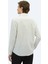 Haki Çizgili Regular Fit Dokuma Casual %100 Pamuk Gömlek 5