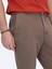 Kahverengi Dokuma Jogging Fit Casual Pamuk Karışımlı Pantolon 7