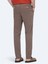 Kahverengi Dokuma Jogging Fit Casual Pamuk Karışımlı Pantolon 8