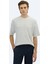 Lila Baskılı Bisiklet Yaka Pamuk Karışımlı T-Shirt 2