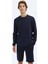Lacivert Bisiklet Yaka Sweatshırt 6