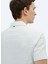 Beyaz Desenli Polo Yaka %100 Pamuk T-Shirt 7