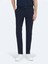 Lacivert Dokuma Regular Fit Casual Pamuk Karışımlı Pantolon 7