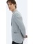 Gri Desenli Modern Fit Ceket 8