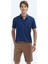 İndigo Jakarlı Polo Yaka T-Shirt 6