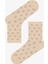 Kahve Bej Relax Dotted 5li Soket Çorap 8