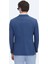 Indigo Desenli Modern Fit Ceket 8