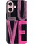 iPhone 16 Kılıf Desenli Baskılı Tpu Rubber Kapak Love2 1
