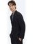 Siyah Desenli Modern Fit Ceket 8