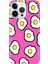 iPhone 15 Pro Max Kılıf Desenli Baskılı Tpu Rubber Kapak Pink Eggs 1