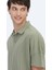 Yeşil Polo Yaka %100 Pamuk T-Shirt 9