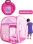 Kız Çocuk Oyun Çadırı Ev Güzellik Evi Katlanabilir Fileli Pencere Raflı Taşıma Çantalı 92X92X102 cm 1