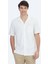 Beyaz Düz Regular Fit Casual %100 Pamuk Gömlek 6
