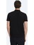 Siyah Düz Polo Yaka %100 Pamuk T-Shirt 8