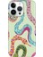 iPhone 15 Pro Max Kılıf Desenli Baskılı Tpu Rubber Kapak Snakes 1