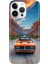 iPhone 15 Pro Max Kılıf Desenli Baskılı Tpu Rubber Kapak Vintage Car 1