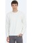 Ekru Bisiklet Yaka Sweatshırt 6