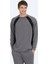 Antrasit Bisiklet Yaka Sweatshırt 6