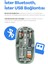 Bluetooth USB Çift Modlu Sessiz Mouse, Şeffaf Mıknatıslı Kapaklı, Type-C Şarjlı, Dpı Ayarl 2