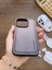 Iphone 13 Pro Uyumlu Premium Deri Dokulu Darbelere Karşı Dayanıklı Nazal Silikon Kılıf 3
