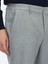 Gri Dokuma Jogging Fit Casual Yün Karışımlı Pantolon 4