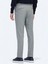 Gri Dokuma Jogging Fit Casual Yün Karışımlı Pantolon 5