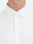 Beyaz Düz Regular Fit Dokuma Casual %100 Pamuk Gömlek 9