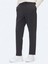 Siyah Çizgili Dokuma Jogging Fit Casual Pantolon 4