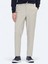 Bej Düz Dokuma Jogging Fit Casual Pantolon 3