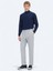 Gri Dokuma Jogging Fit Casual Pantolon 4