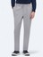 Gri Düz Dokuma Jogging Fit Casual Pantolon 3