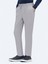 Gri Düz Dokuma Jogging Fit Casual Pantolon 4