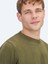 Haki Bisiklet Yaka Düz Örgü Triko Kazak 4