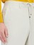 Açık Bej Düz Dokuma Jogging Fit Casual Pantolon 4