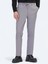 Gri Düz Dokuma Jogging Fit Casual Pantolon 3