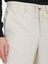 Açık Bej Düz Dokuma Jogging Fit Casual Pantolon 4