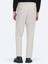 Açık Bej Düz Dokuma Jogging Fit Casual Pantolon 5