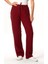 Beli Lastikli Multi Çift Cepli Müslin Kadın/erkek Unisex Yazlık Pantolon Bordo Brd 5